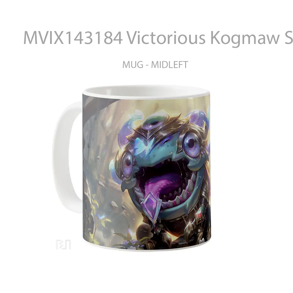 Mug Victorious Kogmaw Skin Lol Splash Ar Cangkir Gamer - All-side / Desain