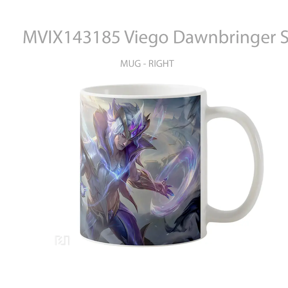 Mug Viego Dawnbringer Skin Lol Wild Rift Splash Art Cangkir Gamer - All-side / Desain