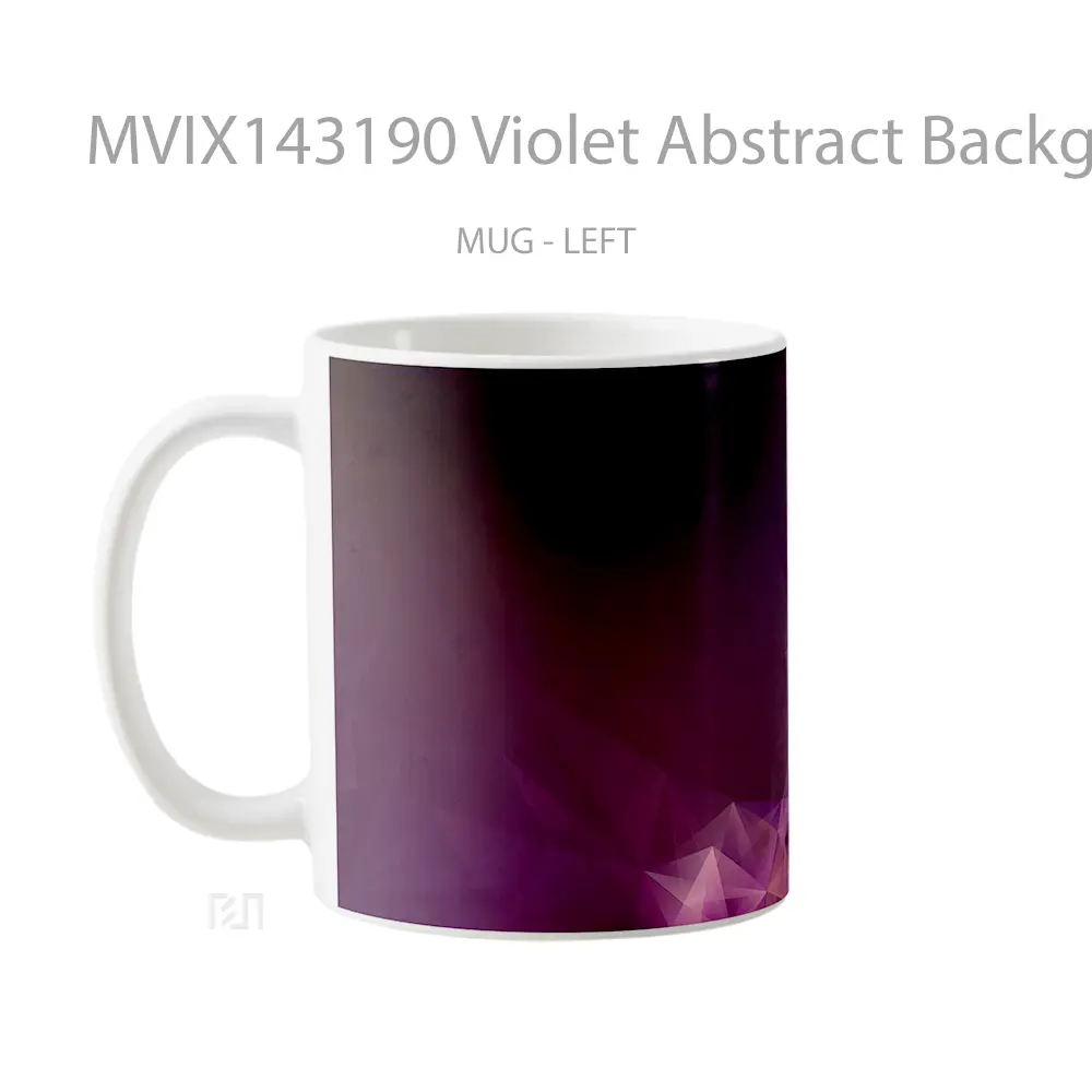 Mug Violet Abstract Background Samsung Gelas Keramik Unik - All-side / Desain