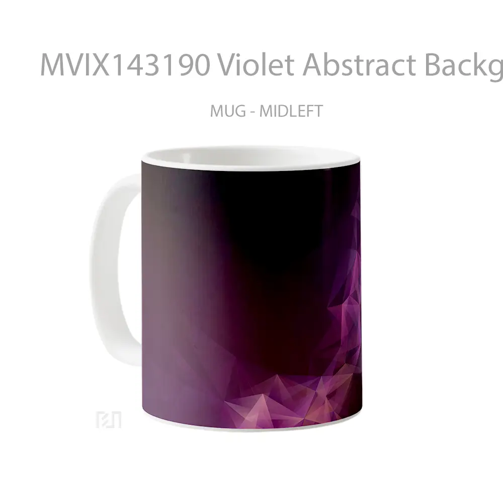Mug Violet Abstract Background Samsung Gelas Keramik Unik - All-side / Desain