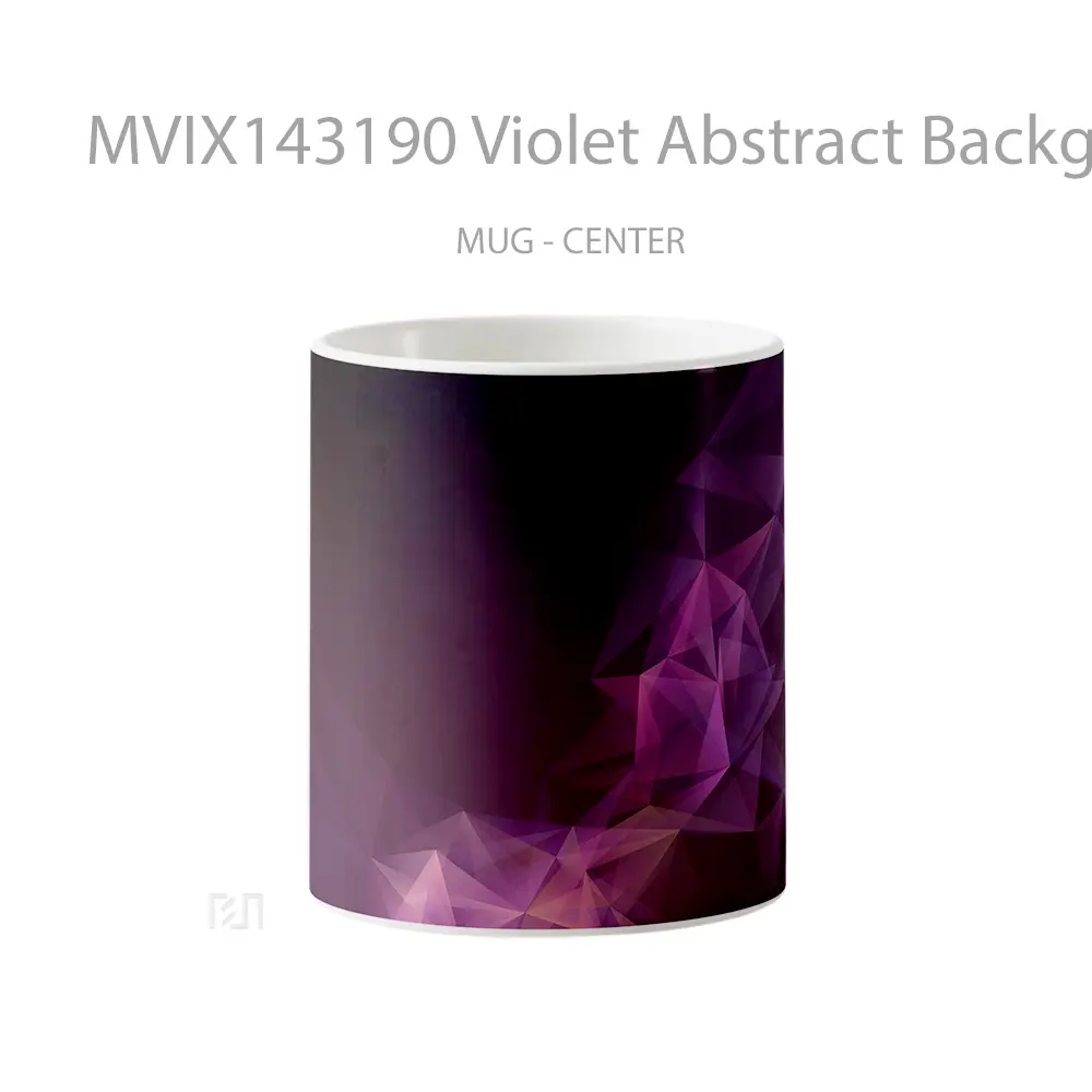 Mug Violet Abstract Background Samsung Gelas Keramik Unik