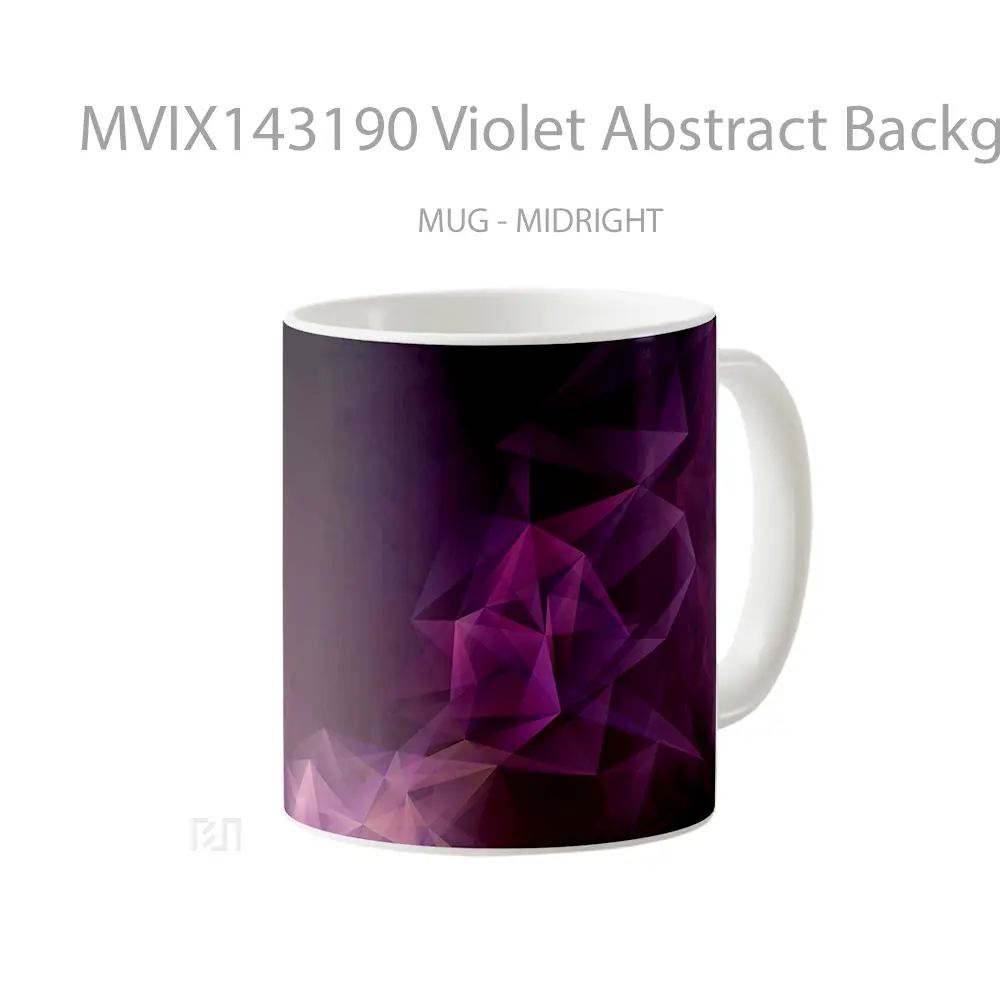 Mug Violet Abstract Background Samsung Gelas Keramik Unik - All-side / Desain