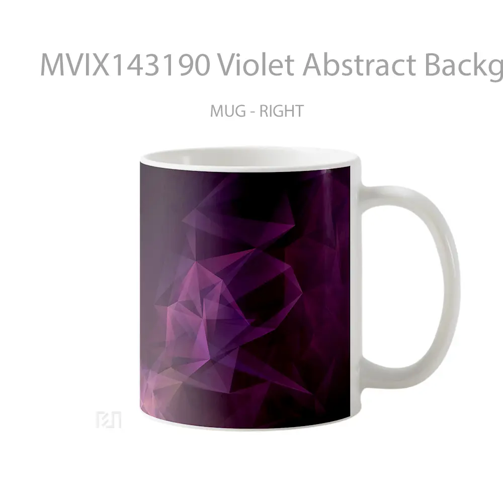 Mug Violet Abstract Background Samsung Gelas Keramik Unik - All-side / Desain