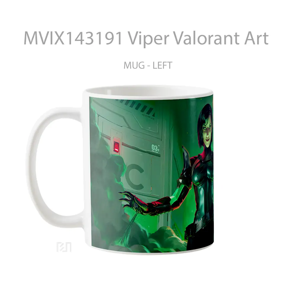 Mug Viper Valorant Art Cangkir Gamer - All-side / Desain