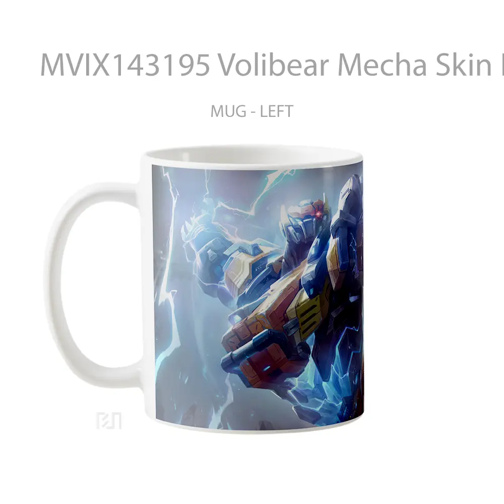 Mug Volibear Mecha Skin Lol Wild Rift Splash Art Cangkir Gamer - All-side / Desain