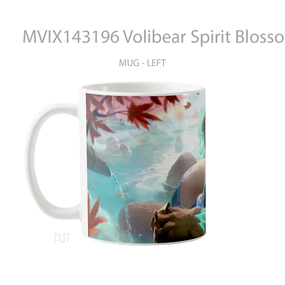 Mug Volibear Spirit Blossom Springs Skin Lol Splash Art Cangkir Gamer - All-side / Desain