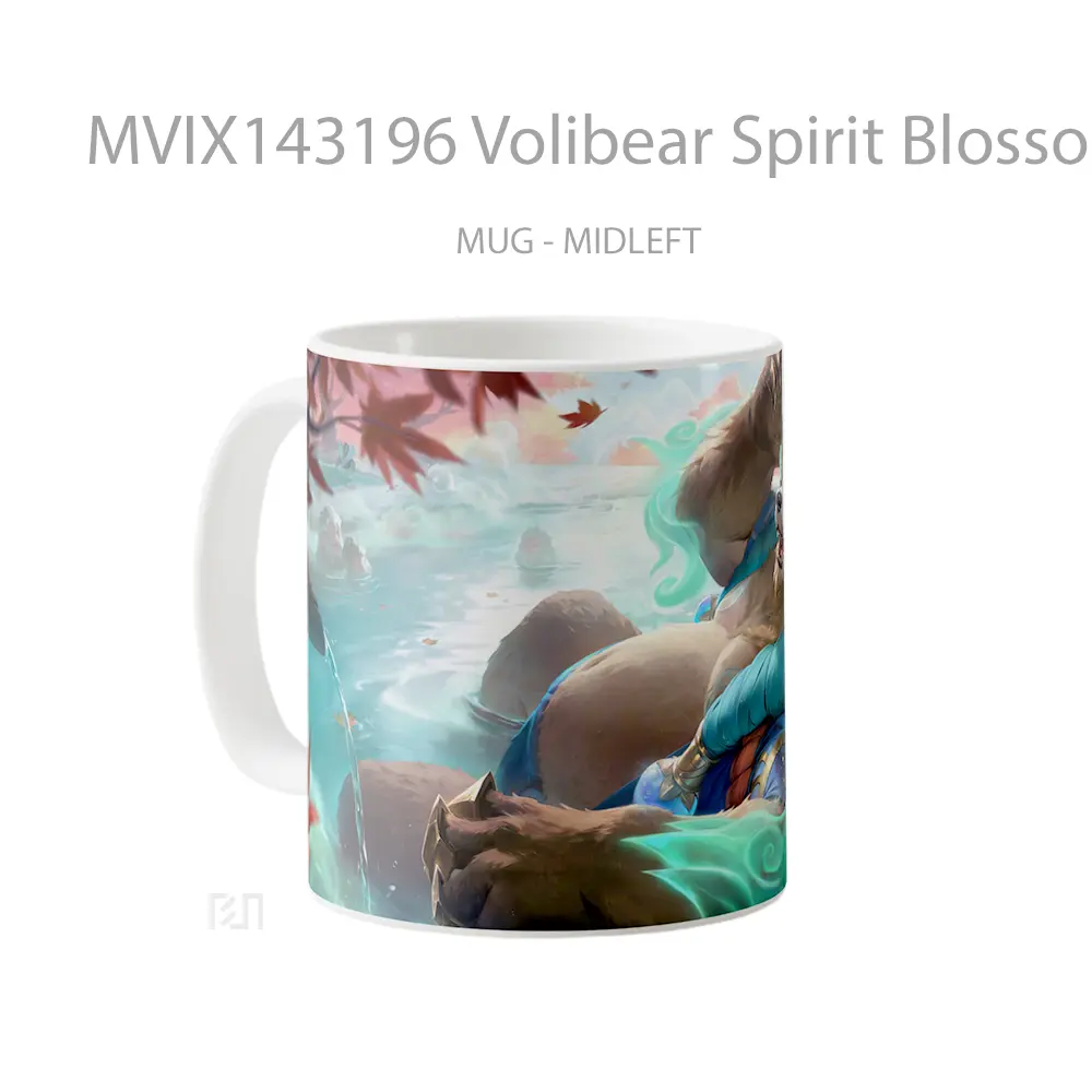 Mug Volibear Spirit Blossom Springs Skin Lol Splash Art Cangkir Gamer - All-side / Desain