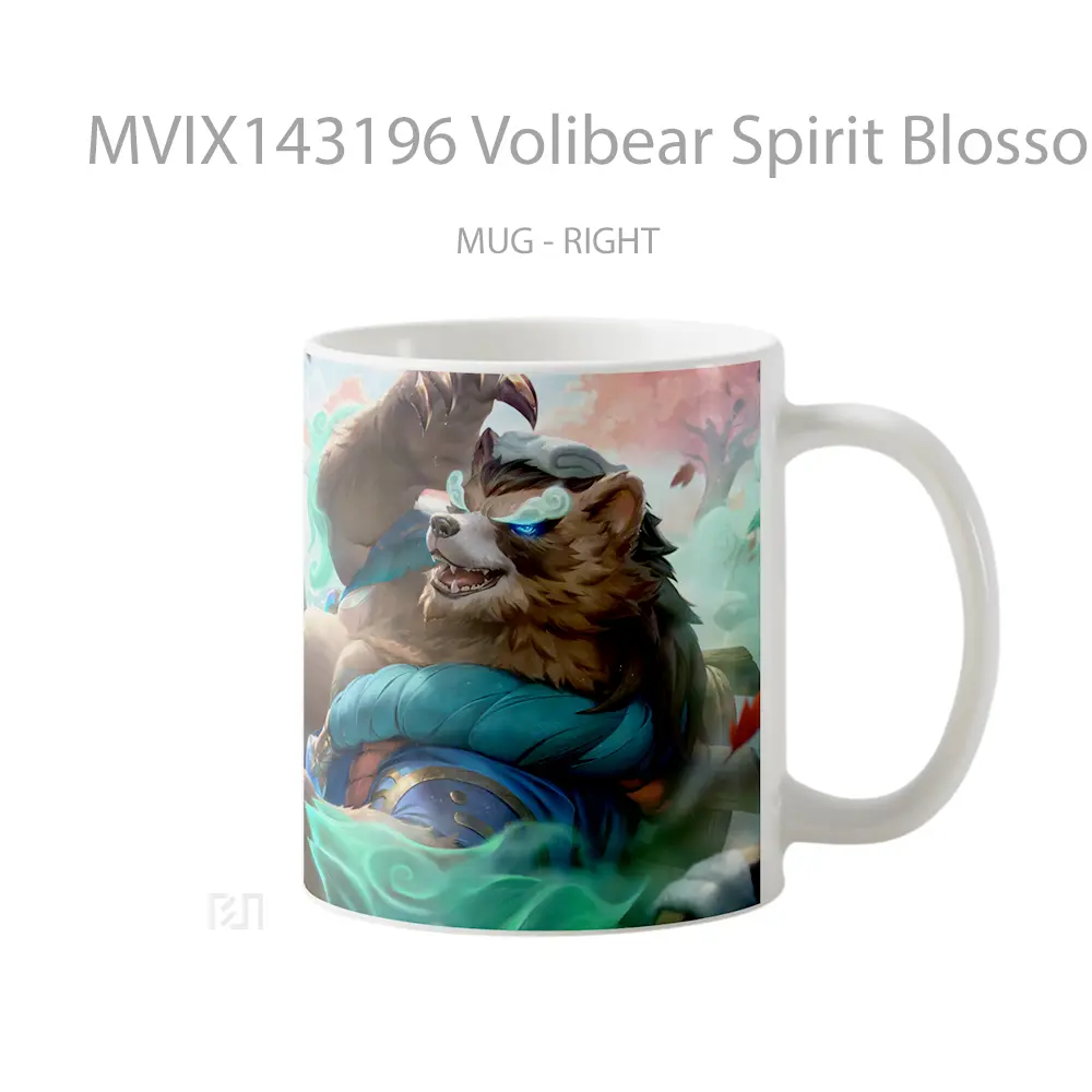 Mug Volibear Spirit Blossom Springs Skin Lol Splash Art Cangkir Gamer - All-side / Desain