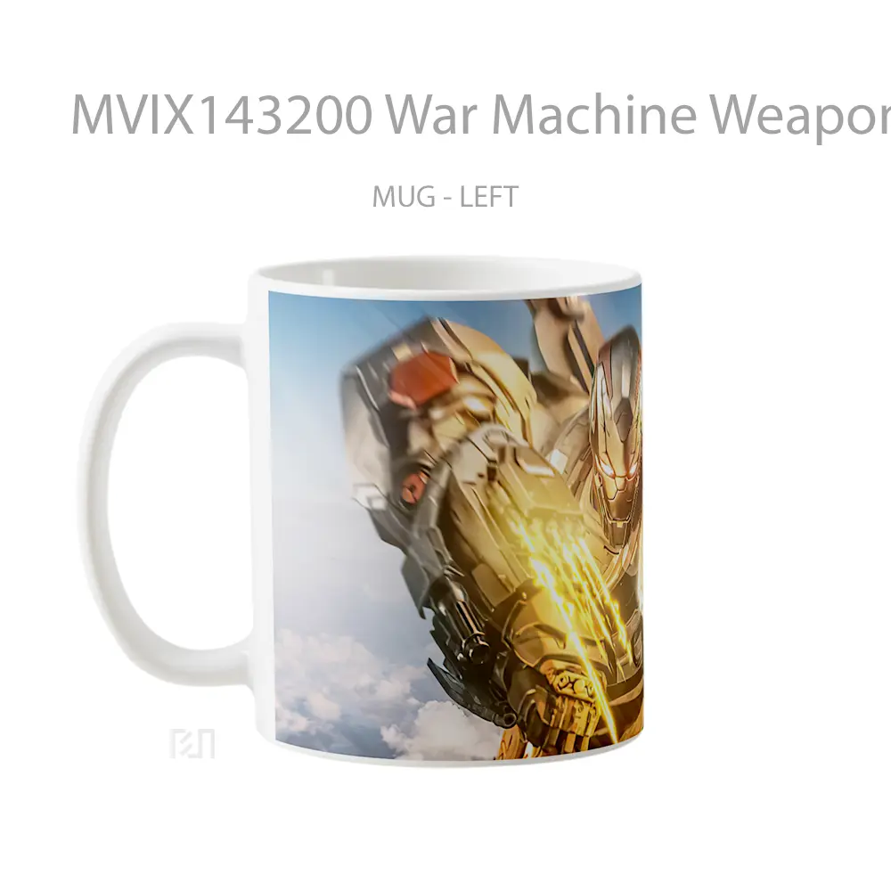 Mug War Machine Weapon Marvel Gelas Superhero - All-side / Desain