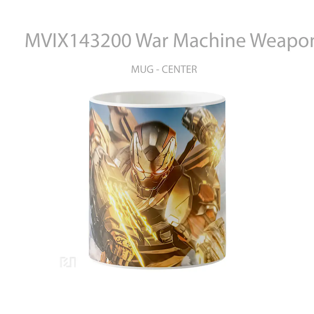 Mug War Machine Weapon Marvel Gelas Superhero