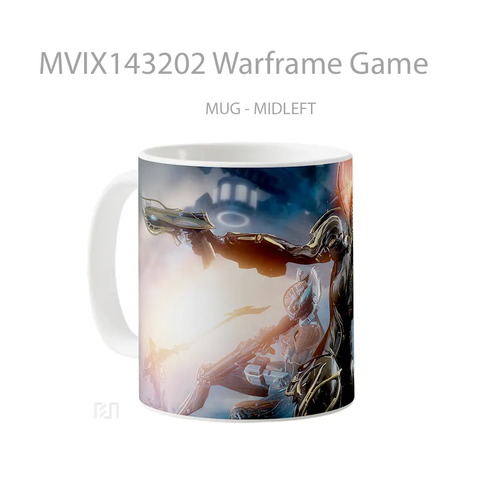 Mug Warframe Game Cangkir Gamer - All-side / Desain