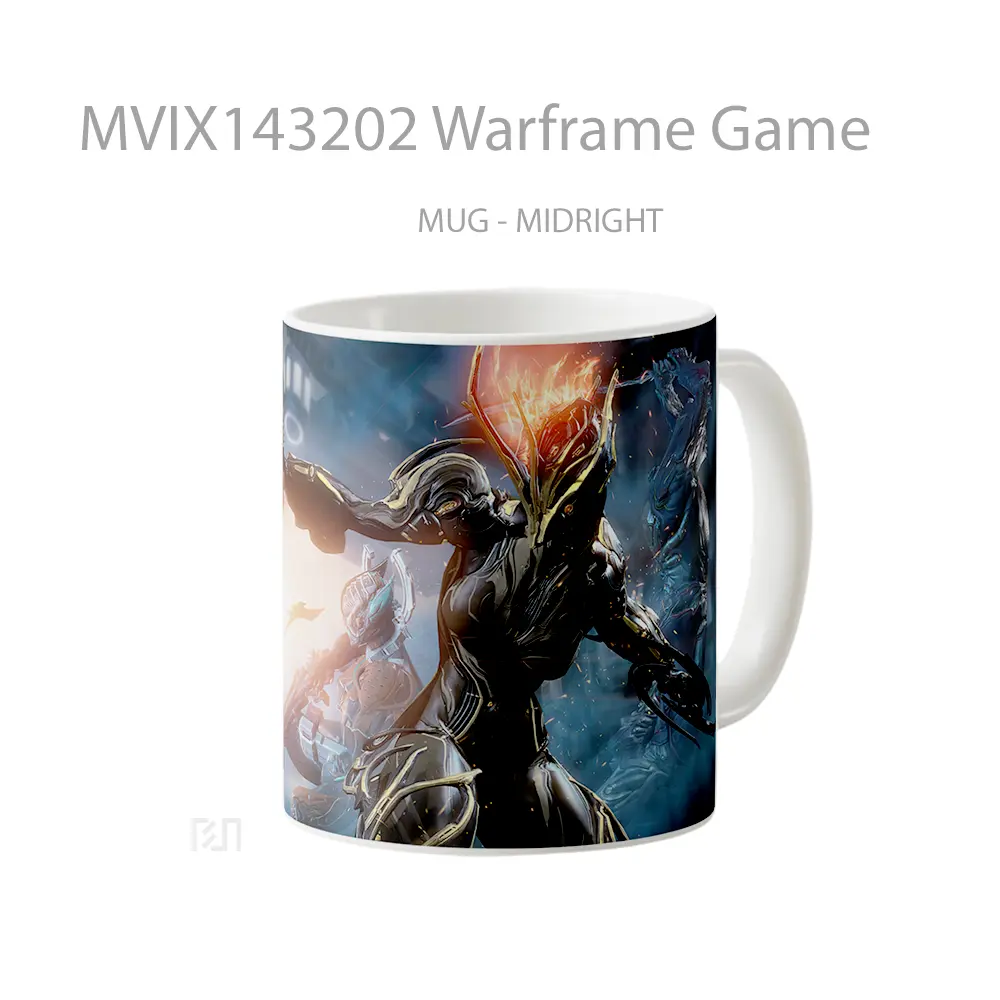 Mug Warframe Game Cangkir Gamer - All-side / Desain