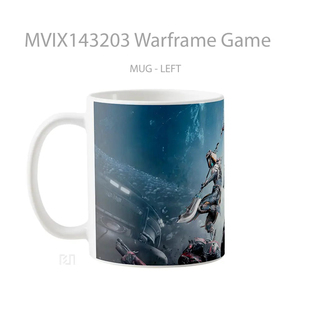 Mug Warframe Game Cangkir Gamer - All-side / Desain