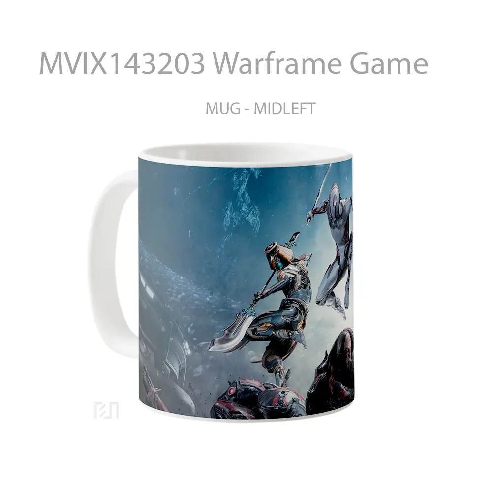 Mug Warframe Game Cangkir Gamer - All-side / Desain