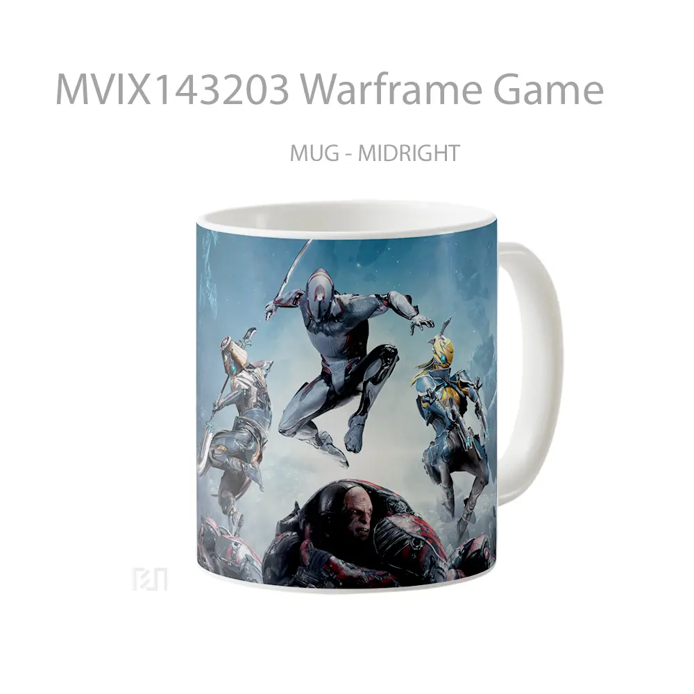 Mug Warframe Game Cangkir Gamer - All-side / Desain