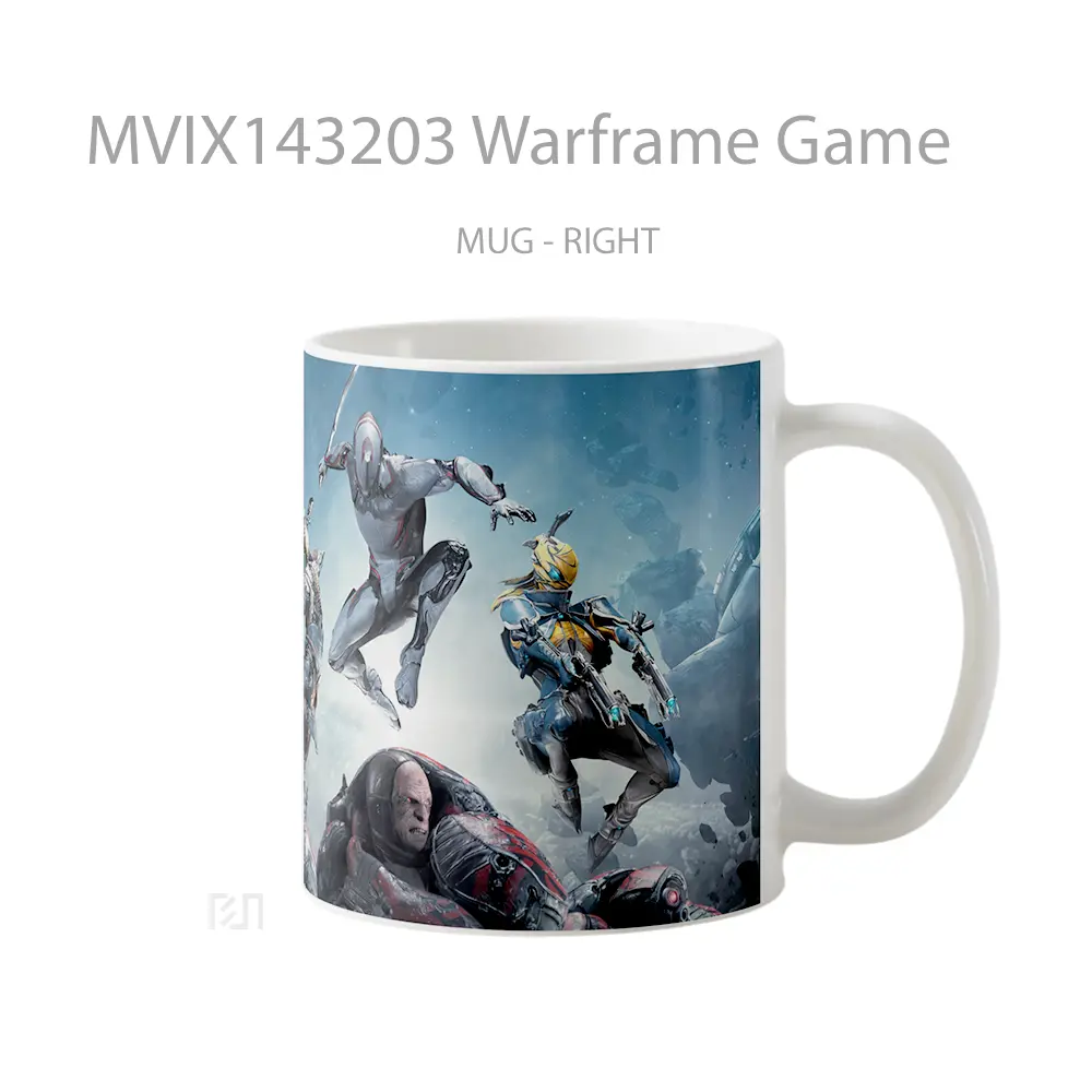 Mug Warframe Game Cangkir Gamer - All-side / Desain