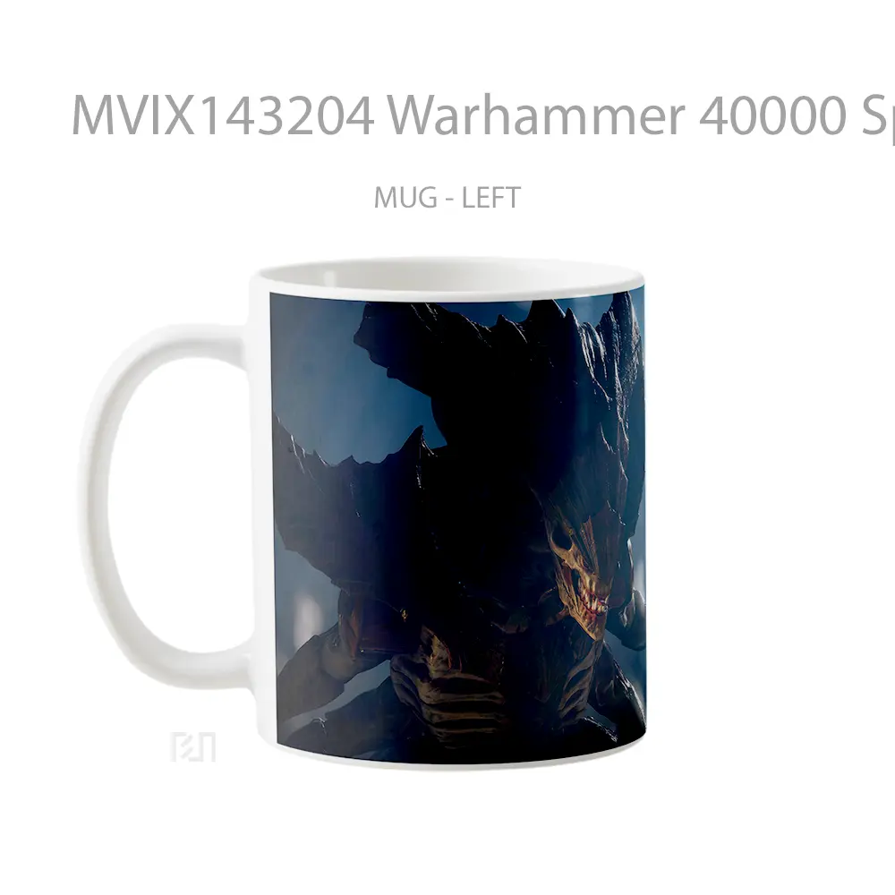 Mug Warhammer 40000 Space Marine 2 Alien Gelas Keramik Unik - All-side / Desain