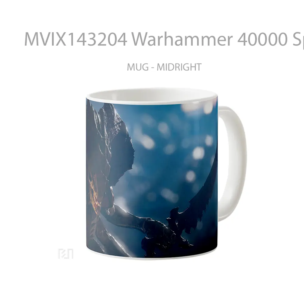 Mug Warhammer 40000 Space Marine 2 Alien Gelas Keramik Unik - All-side / Desain