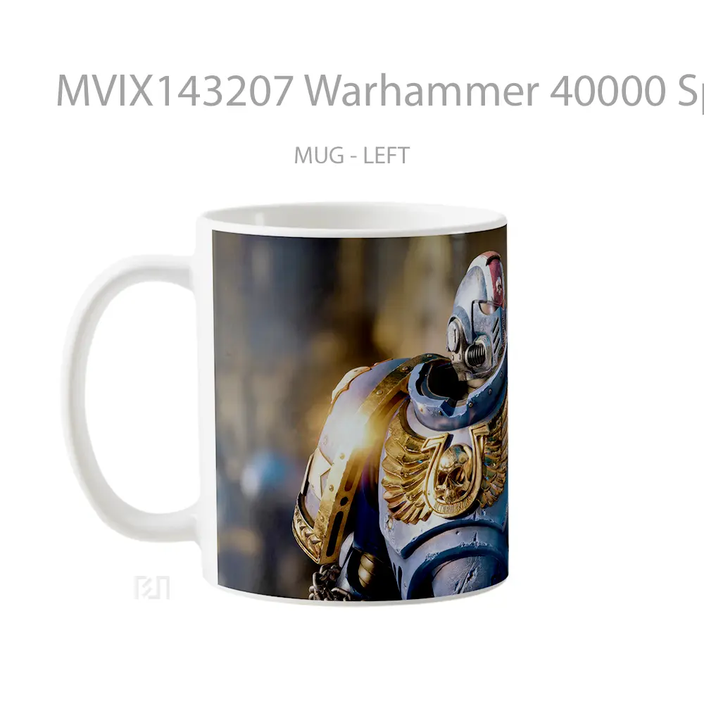 Mug Warhammer 40000 Space Marine 2 Gelas Keramik Unik - All-side / Desain