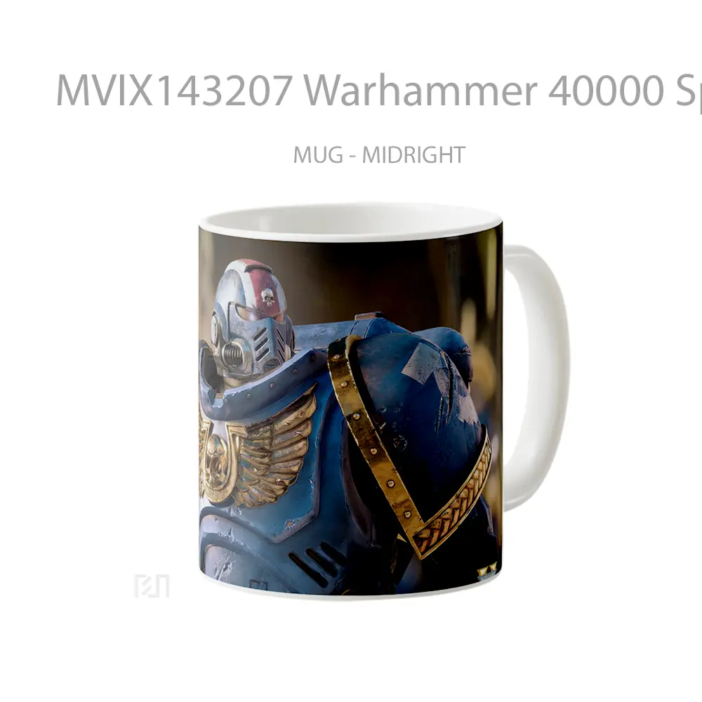 Mug Warhammer 40000 Space Marine 2 Gelas Keramik Unik - All-side / Desain