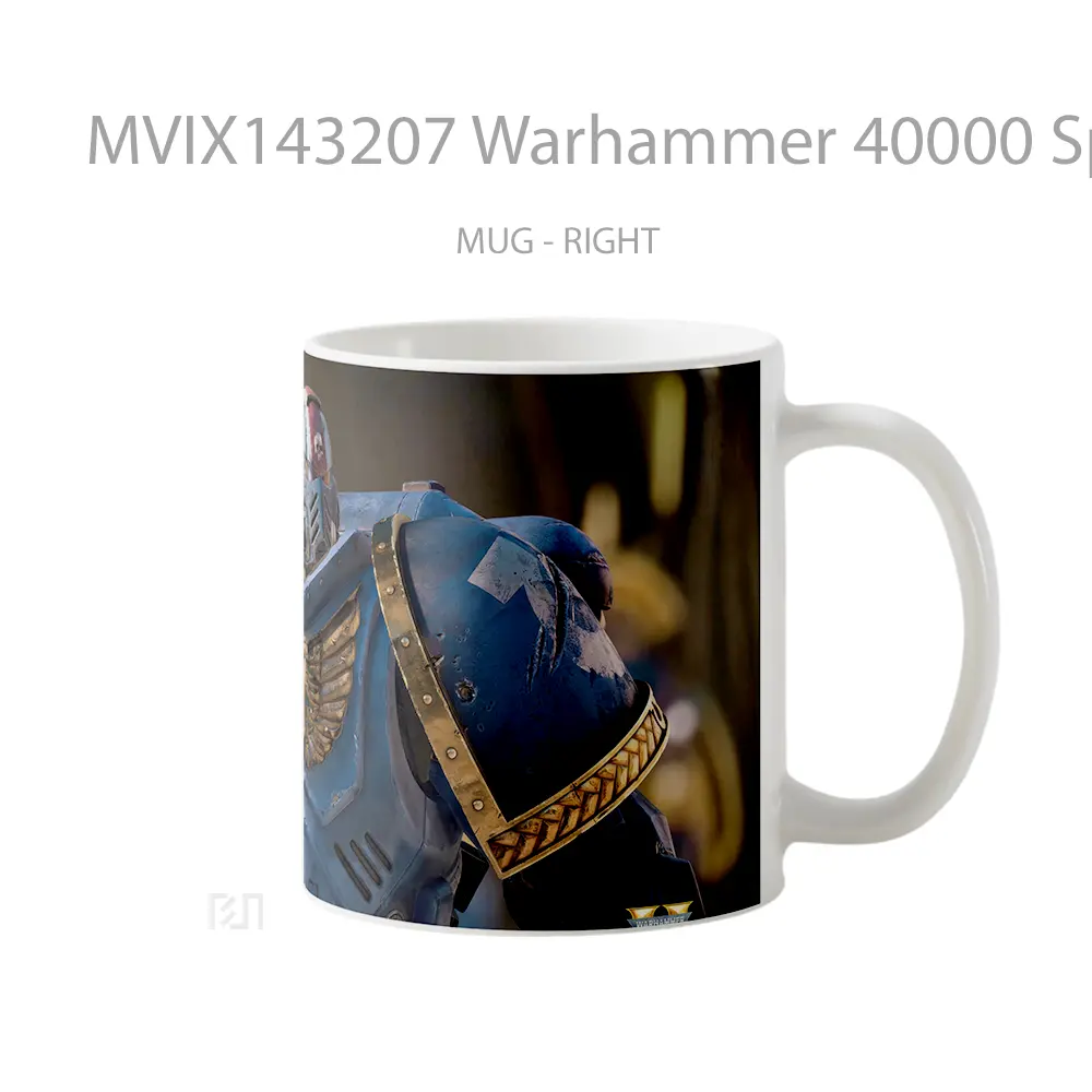 Mug Warhammer 40000 Space Marine 2 Gelas Keramik Unik - All-side / Desain