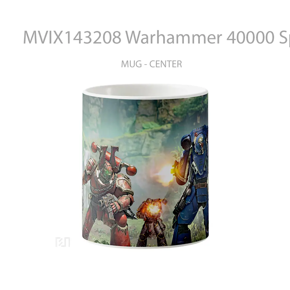 Mug Warhammer 40000 Space Marine 2 Red Talons Battle Gelas Keramik Unik
