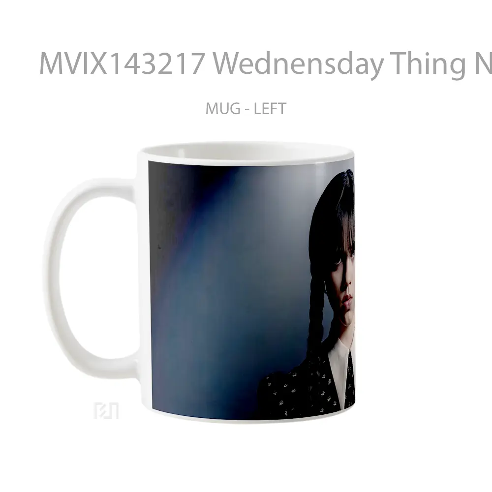 Mug Wednensday Thing Netflix Gelas Keramik Unik - All-side / Desain