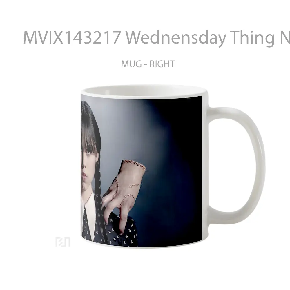 Mug Wednensday Thing Netflix Gelas Keramik Unik - All-side / Desain