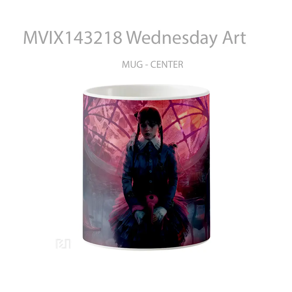 Mug Wednesday Art Gelas Keramik Unik