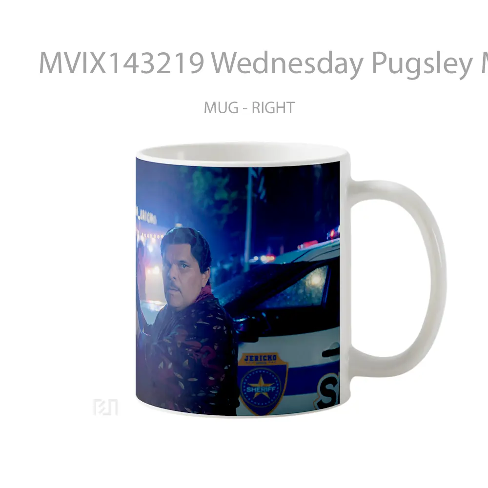 Mug Wednesday Pugsley Motricia Gomez S2 Gelas Keramik Unik - All-side / Desain