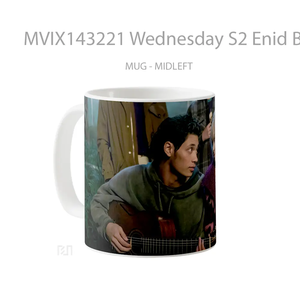 Mug Wednesday S2 Enid Bruno Gelas Keramik Unik - All-side / Desain