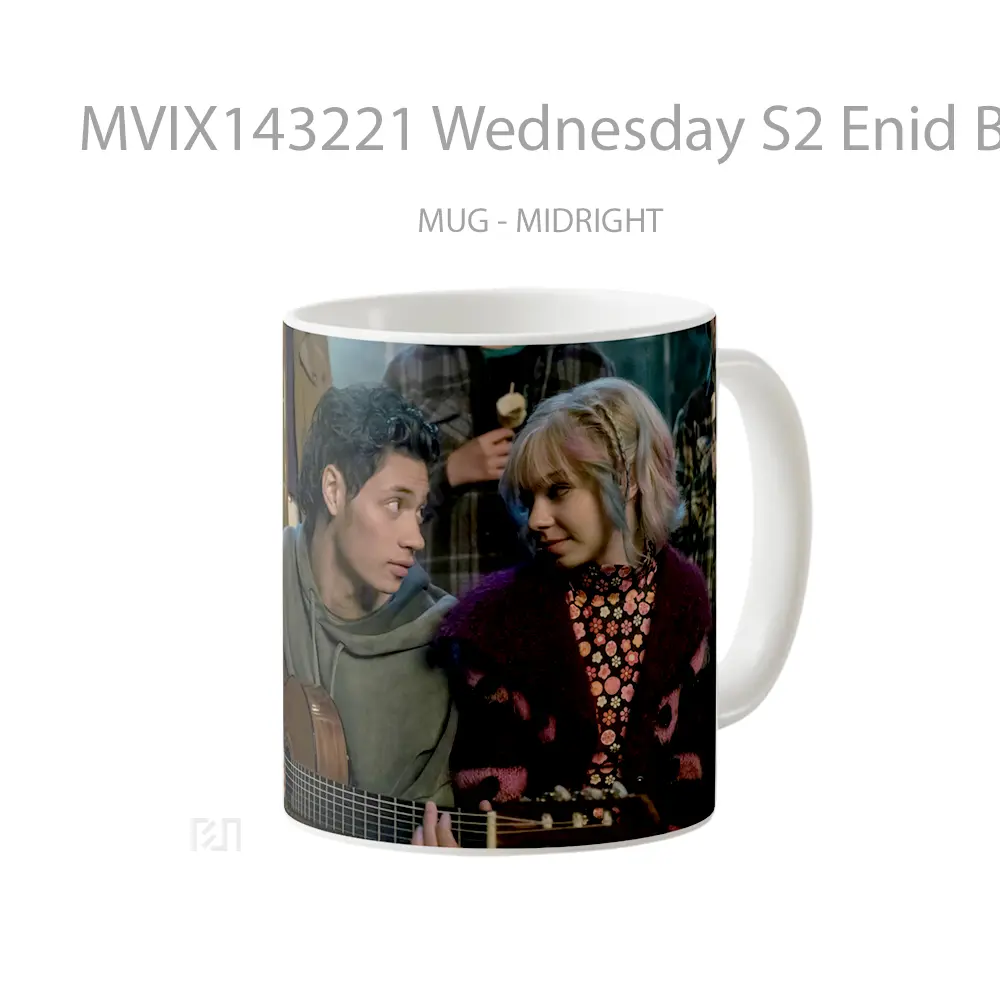 Mug Wednesday S2 Enid Bruno Gelas Keramik Unik - All-side / Desain
