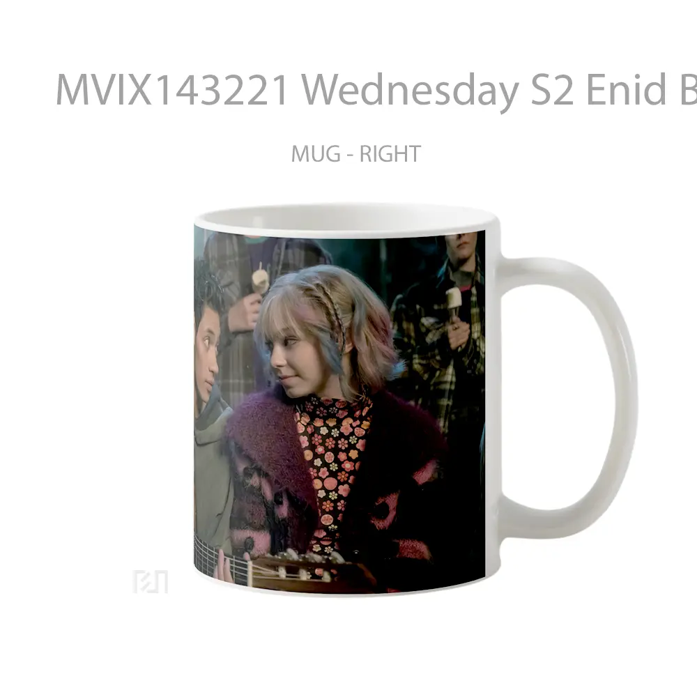 Mug Wednesday S2 Enid Bruno Gelas Keramik Unik - All-side / Desain