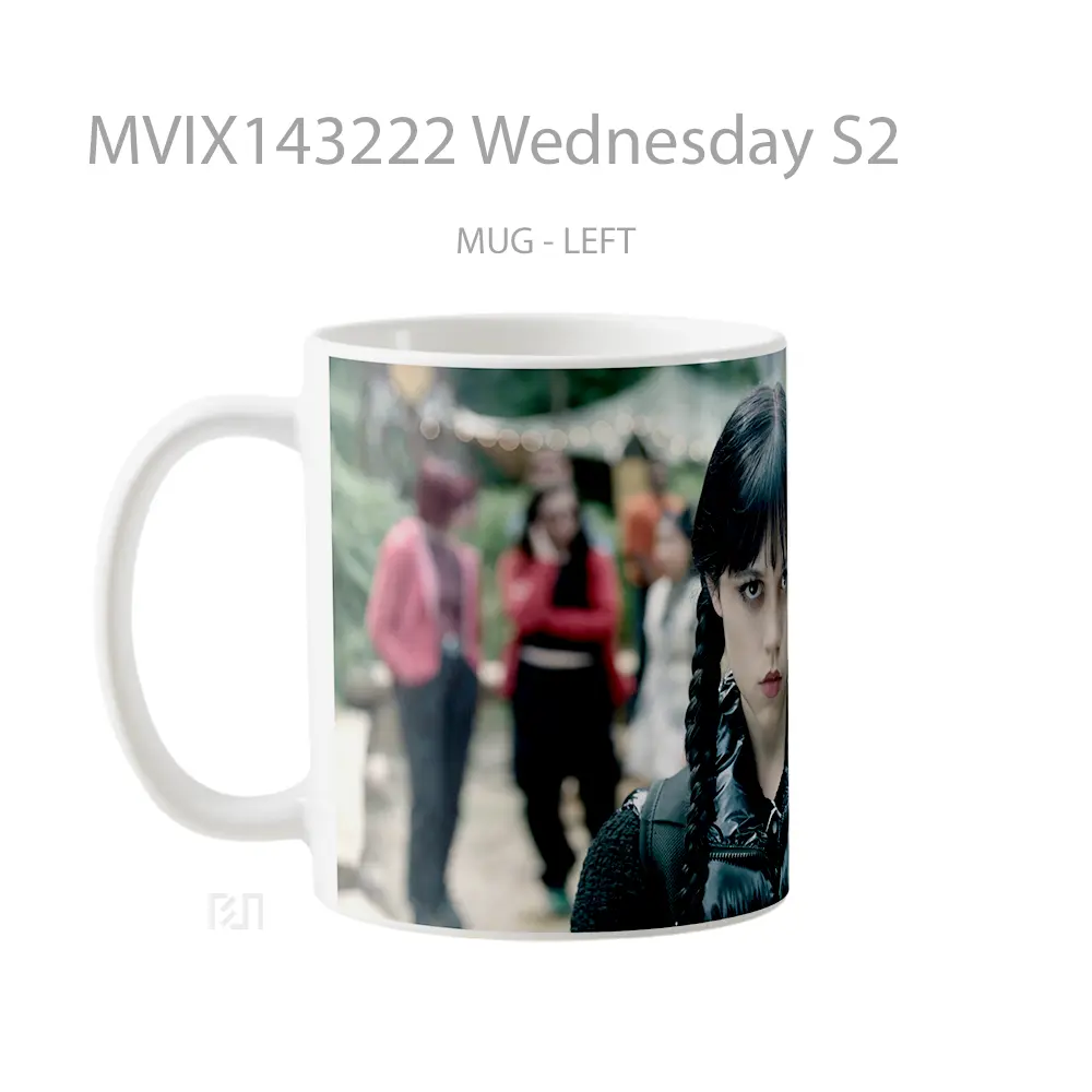 Mug Wednesday S2 Gelas Keramik Unik - All-side / Desain