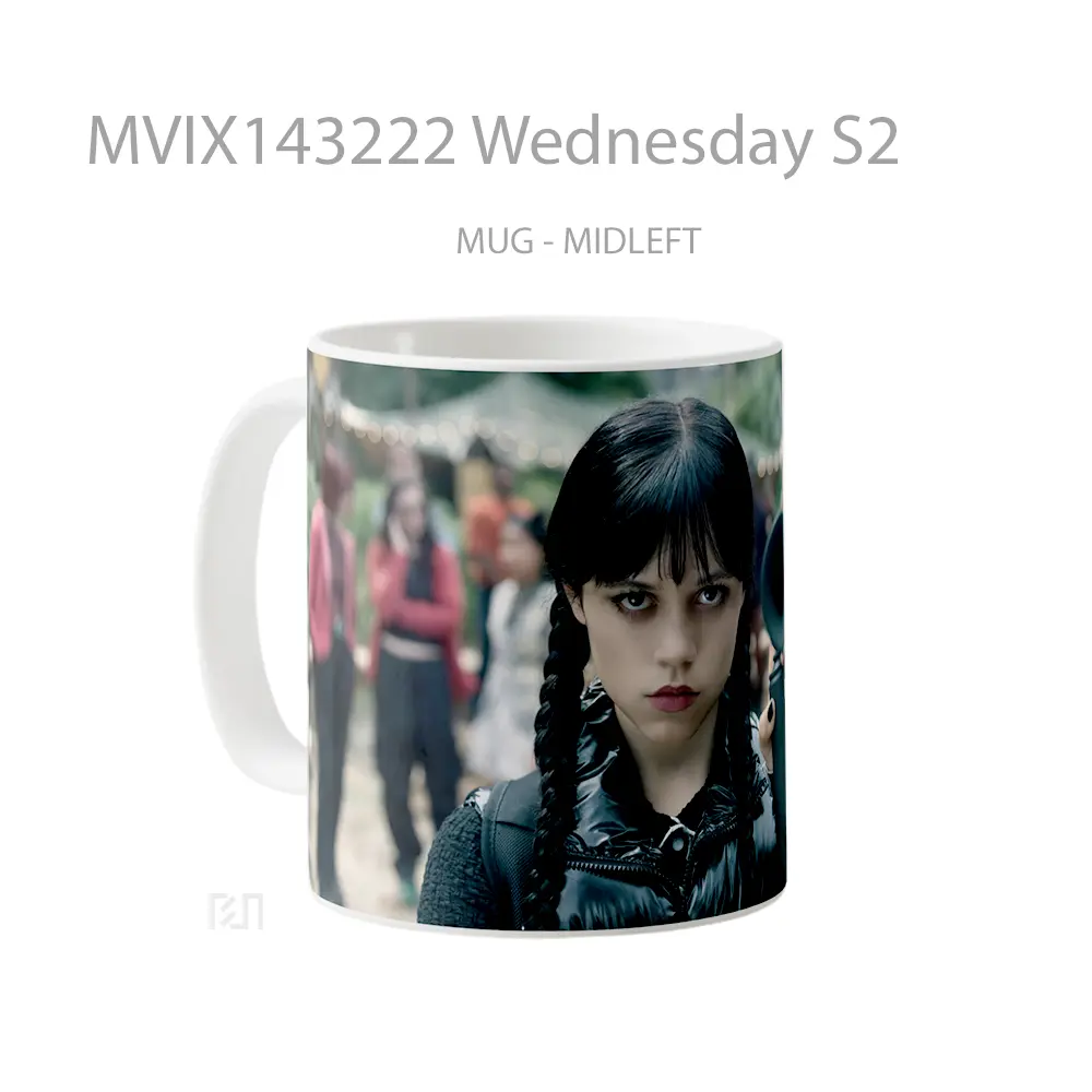 Mug Wednesday S2 Gelas Keramik Unik - All-side / Desain