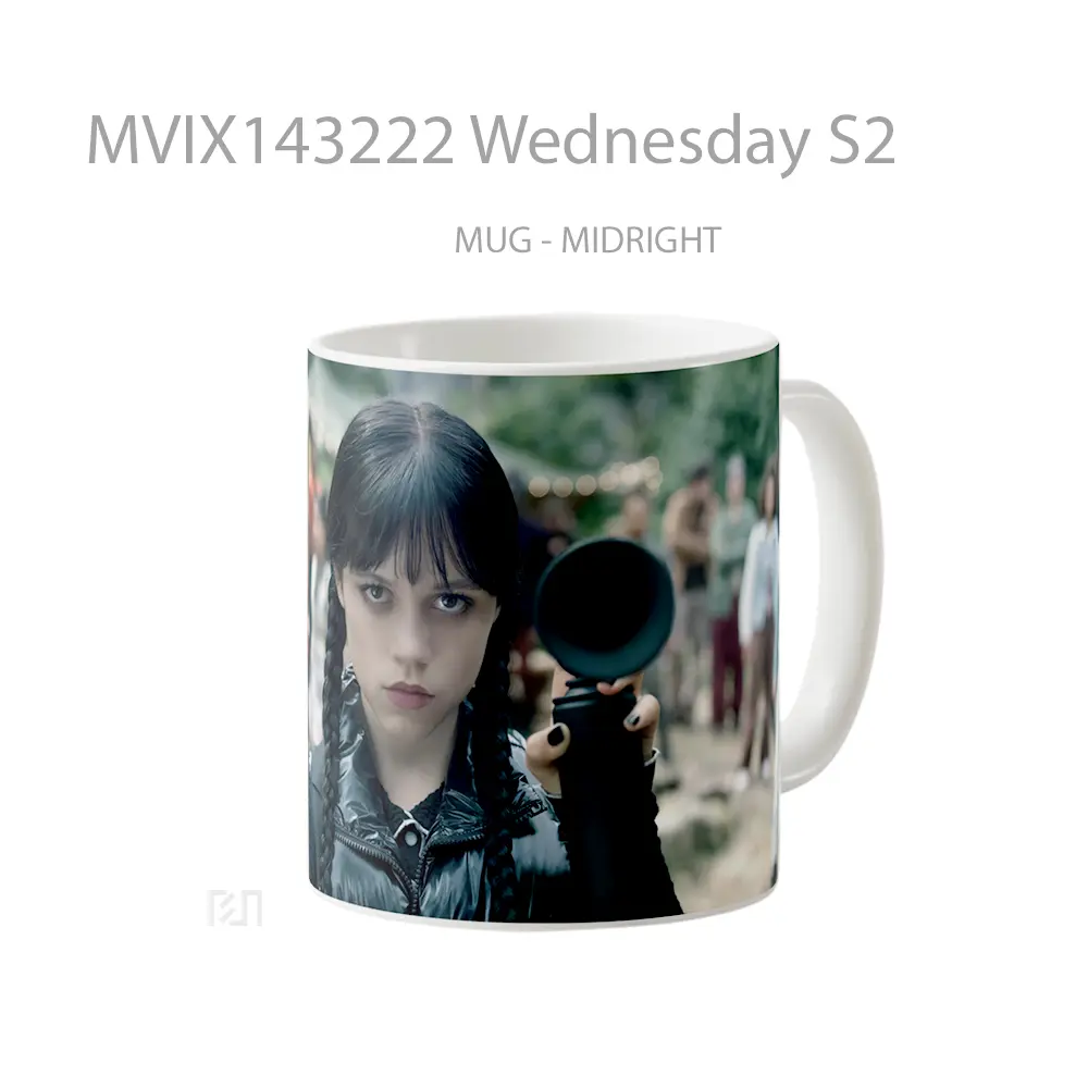 Mug Wednesday S2 Gelas Keramik Unik - All-side / Desain