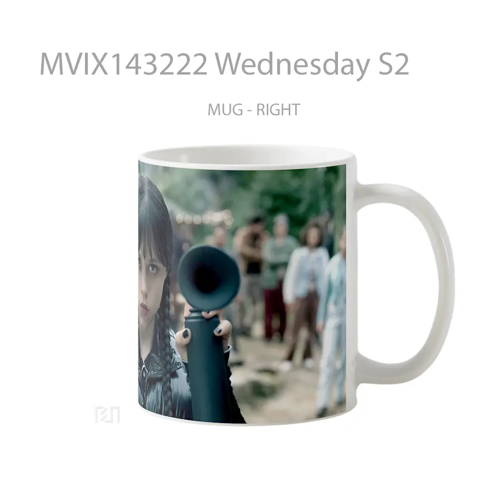 Mug Wednesday S2 Gelas Keramik Unik - All-side / Desain