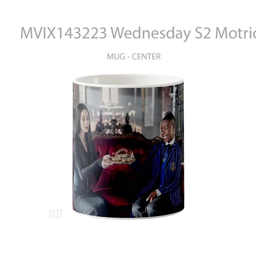 Mug Wednesday S2 Motricia Bianca Gelas Keramik Unik