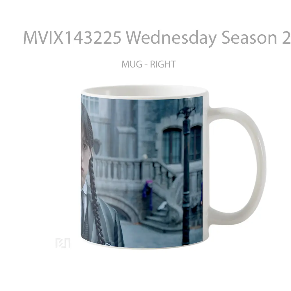 Mug Wednesday Season 2 Gelas Pemandangan Alam - All-side / Desain