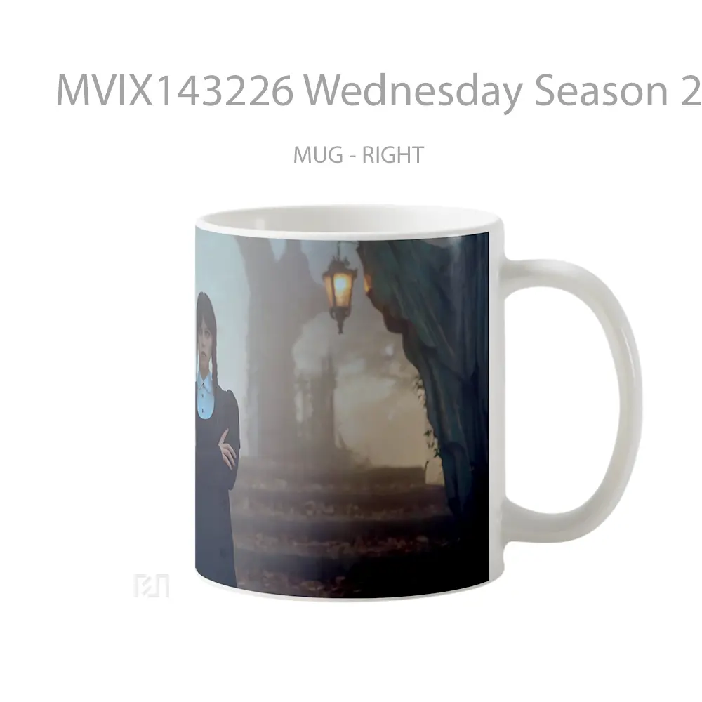 Mug Wednesday Season 2 Netflix Gelas Pemandangan Alam - All-side / Desain