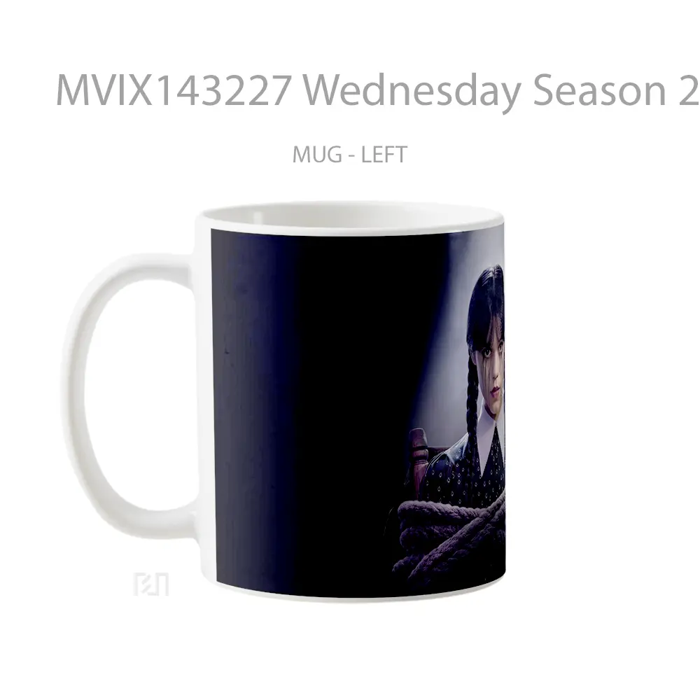 Mug Wednesday Season 2 Netflix Gelas Pemandangan Alam - All-side / Desain