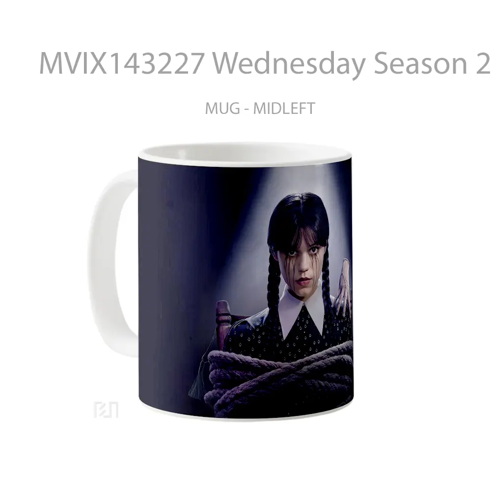 Mug Wednesday Season 2 Netflix Gelas Pemandangan Alam - All-side / Desain