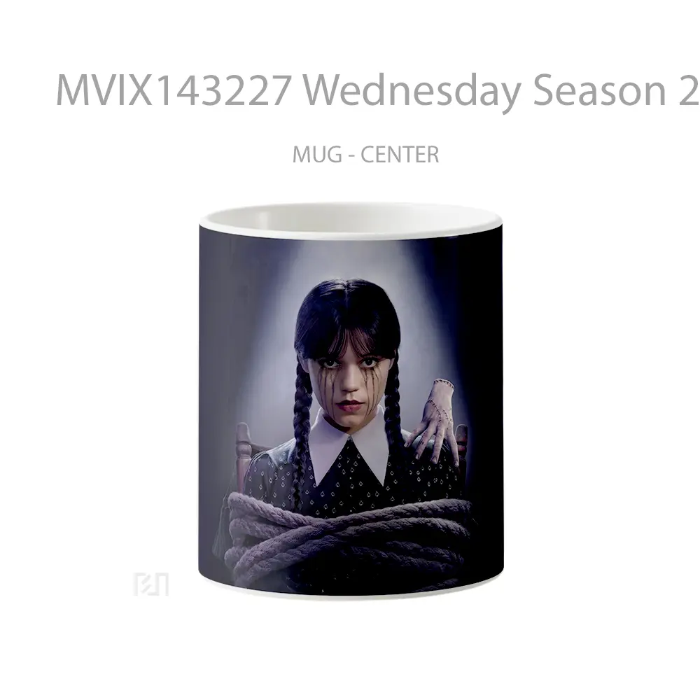 Mug Wednesday Season 2 Netflix Gelas Pemandangan Alam