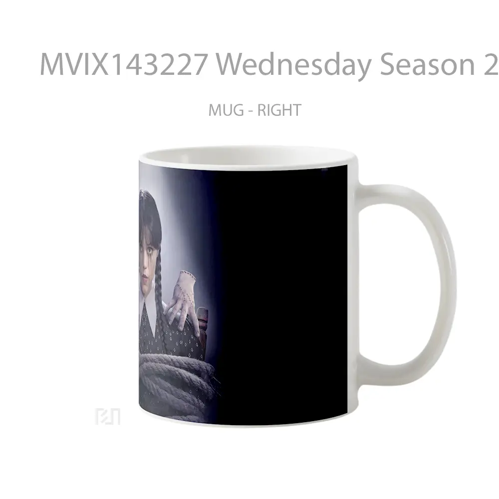 Mug Wednesday Season 2 Netflix Gelas Pemandangan Alam - All-side / Desain