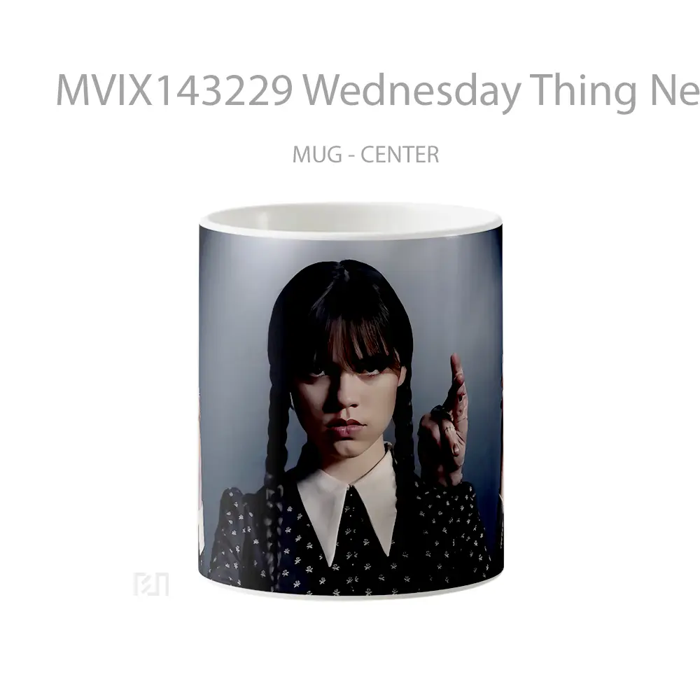 Mug Wednesday Thing Netflix Series Gelas Keramik Unik