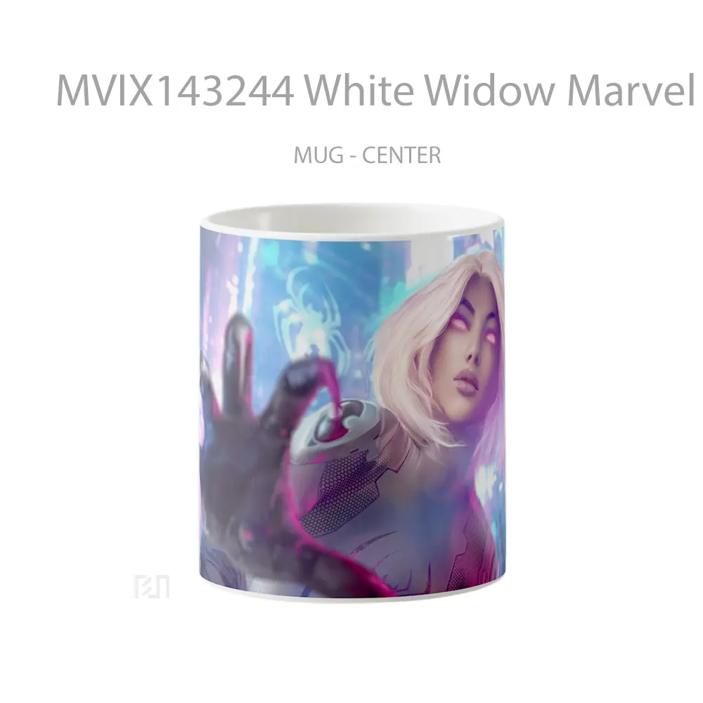 Mug White Widow Marvel Gelas Superhero