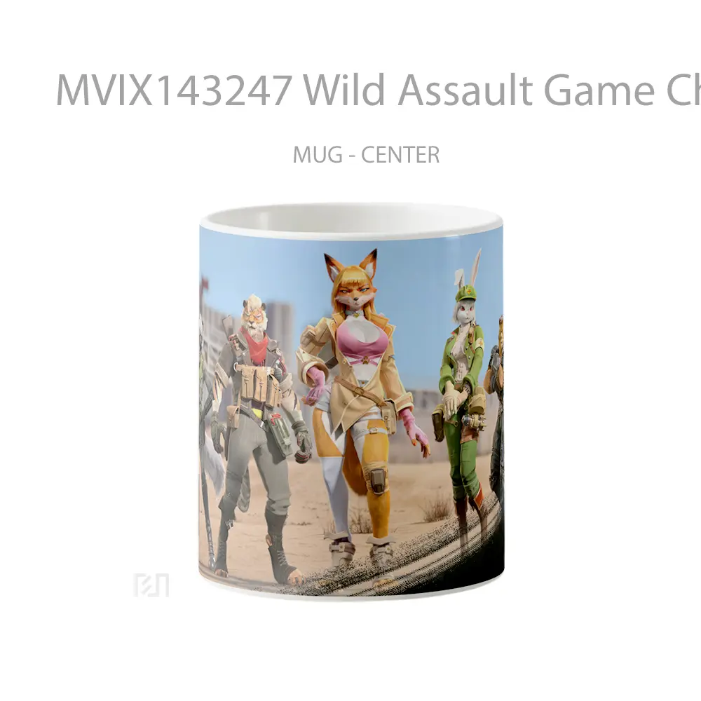 Mug Wild Assault Game Characters Cangkir Gamer