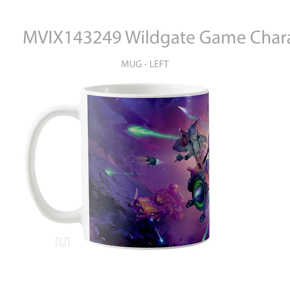 Mug Wildgate Game Characters Cangkir Gamer - All-side / Desain