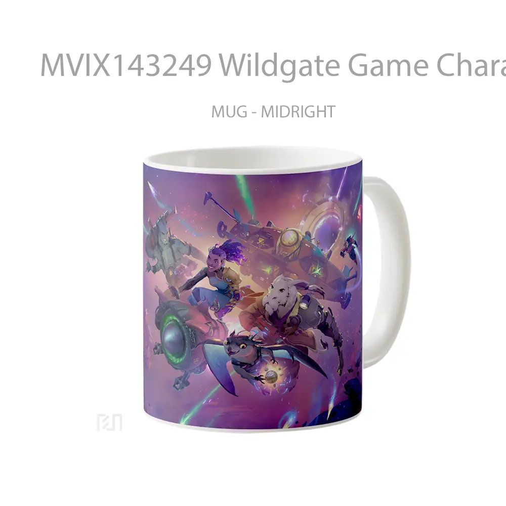 Mug Wildgate Game Characters Cangkir Gamer - All-side / Desain