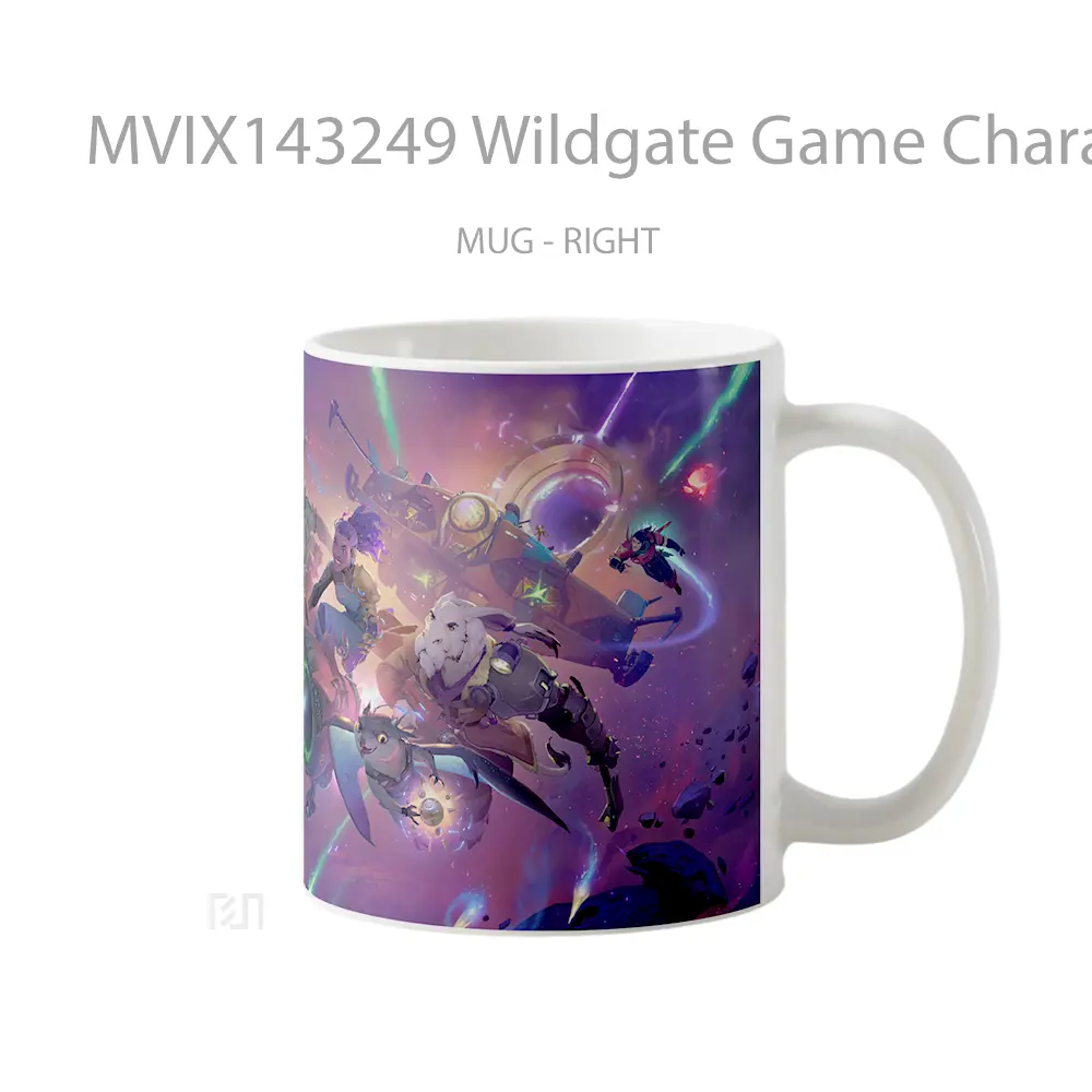 Mug Wildgate Game Characters Cangkir Gamer - All-side / Desain